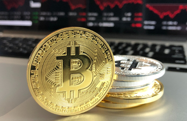 Monete con il simbolo del Bitcoin